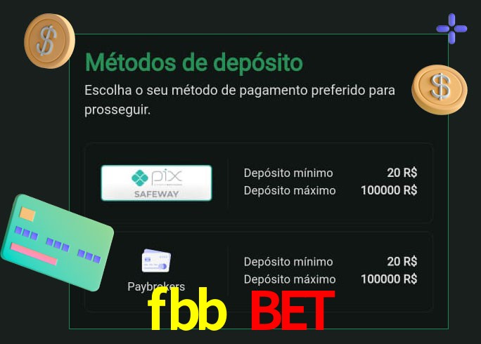 O cassino fbb bet oferece uma grande variedade de métodos de pagamento